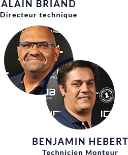Techniciens Secteur Nord - Alain Briand & Benjamin Hebert